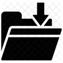 Descarga De Carpetas Descarga Transferencia De Datos Icono