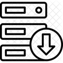Descarga De Almacenamiento De Datos Base De Datos Copia De Base De Datos Icono