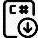 Descarga de archivos c sharp  Icono