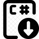 Descarga de archivos c sharp  Icono