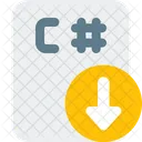 Descarga de archivos c sharp  Icono
