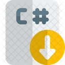 Descarga de archivos c sharp  Icono