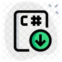 Descarga de archivos c sharp  Icono