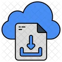 Descarga De Archivos En La Nube Descarga De Documentos Descarga De Documentos Icono