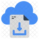 Descarga De Archivos En La Nube Descarga De Documentos Descarga De Documentos Icono