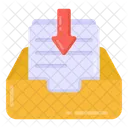 Carga De Archivos Descarga De Archivos Descarga De Documentos Icono