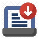 Descarga de archivos  Icono