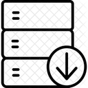 Descarga De Datos Base De Datos Descarga De Base De Datos Icono
