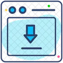 Datos Descarga Almacenamiento Icono