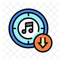 Descarga de música  Icono