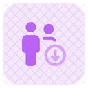 Descarga De Usuario Descarga De Perfil Descarga De Cuenta Icono