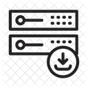 Servidor Base De Datos Almacenamiento Icono