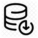 Descarga Del Servidor Descarga De Base De Datos Datos Icono