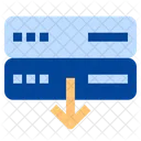 Descarga Del Servidor Almacenamiento Descarga Icono