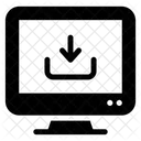 Descarga De Documentos Descarga De Archivos En Linea Descarga De Datos Icono