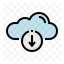 Descarga en la nube  Icono