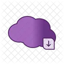 Descarga En La Nube Nube Descargar Icono