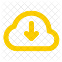Descarga en la nube  Icono