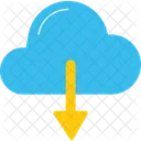 Descarga en la nube  Icono