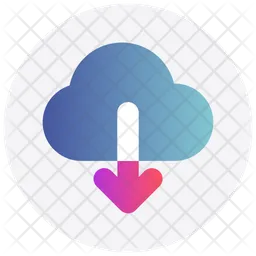 Descarga de la nube  Icono