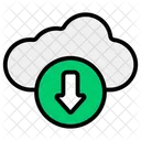 Descarga en la nube  Icono