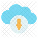 Descarga en la nube  Icono