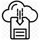 Descarga En La Nube Descarga De Software Descarga Icono