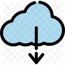 Descarga en la nube  Icono