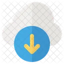 Descarga en la nube  Icono