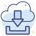 Descarga en la nube  Icono