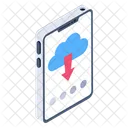 Descarga en la nube  Icono