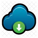 Descarga en la nube  Icono