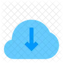 Descarga en la nube  Icono