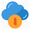 Descarga en la nube  Icono