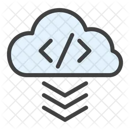 Descarga en la nube  Icono