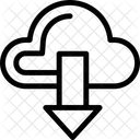 Descarga En La Nube Descarga De Datos En La Nube Nube Icono
