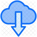 Descarga en la nube  Icono