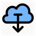 Descarga en la nube  Icono