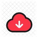 Descarga en la nube  Icono