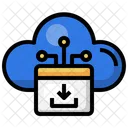 Descarga En La Nube Descarga Datos Icono