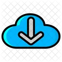 Descarga En La Nube Descarga En La Nube Guardado En La Nube Icono