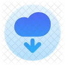 Descarga en la nube  Icono