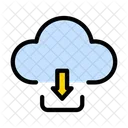 Descarga en la nube  Icono