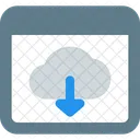 Descarga en la nube  Icono