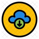 Descarga en la nube  Icono