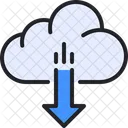 Descarga en la nube  Icono