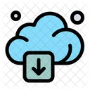 Descarga en la nube  Icono