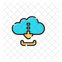 Descarga en la nube  Icono