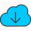 Descarga En La Nube Nube Descargar Icono