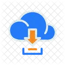 Descarga en la nube  Icono